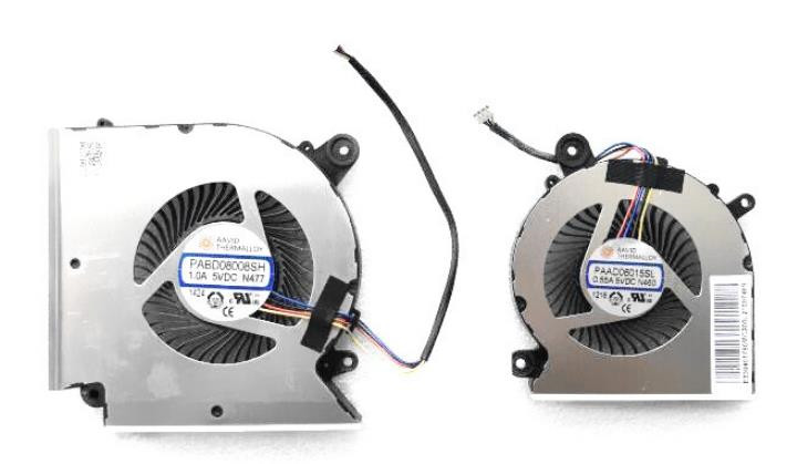 Ventilateur de CPU+GPU pour MSI Crosshair 15 R6E B12UEZ B12UGZ