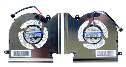 Ventilateur de CPU+GPU pour MSI Ge66 Raider 10sf-013nl