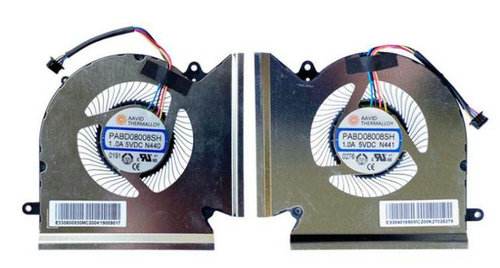 Ventilateur de GPU+CPU pour MSI Raider GE66 12UE-657FR