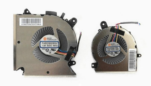 Ventilateur de CPU+GPU pour MSI Gf65 Thin 10sdr-1063fr - Cliquez sur l'image pour la fermer