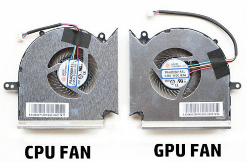 Ventilateur de GPU+CPU pour MSI Gl63 8rc-013be 8rc-015xes 8rc-022xfr