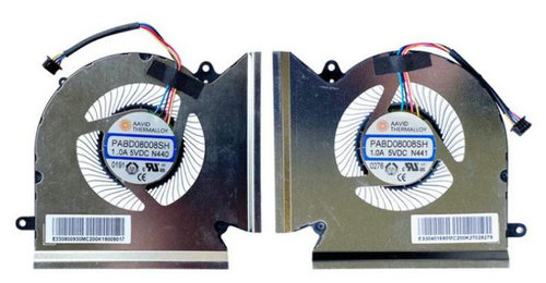 Ventilateur de CPU+GPU pour MSI GL66 Leopard 11ue