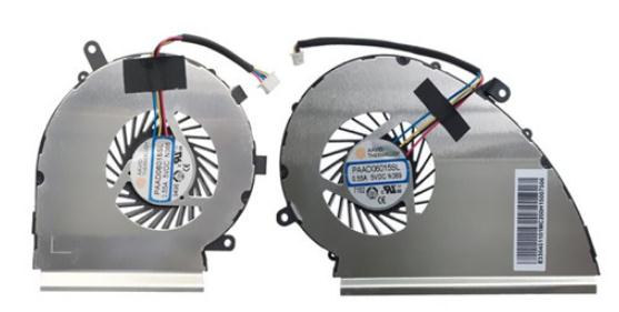 Ventilateur de CPU+GPU 4-broches pour MSI GP72 7REX Leopard Pro Series