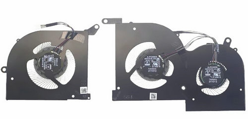 Ventilateur de GPU+CPU pour MSI GS66 Stealth 11ug MS-16V4 - Cliquez sur l'image pour la fermer