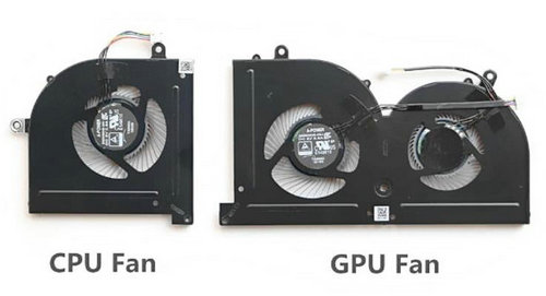 Ventilateur de CPU+GPU pour MSI Gs73 Stealth 8rf-007xes