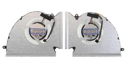 Ventilateur de GPU+CPU pour MSI Ge76 Dragon Tiamat 10ug-471 10ug-483