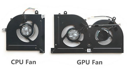 Ventilateur de CPU+GPU pour MSI GS63 7RE Stealth Pro - Cliquez sur l'image pour la fermer