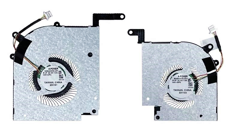 Ventilateur de CPU+GPU pour MSI Prestige 14 Ai Evo C1m C1mg BS5405HS-U5Y BS4505HS-U6Z