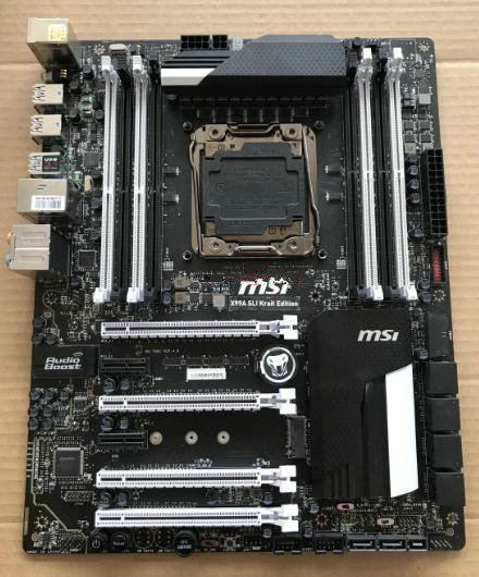 MSI X99A SLI Krait Edition DDR4 2011-V3 Carte mère - Cliquez sur l'image pour la fermer