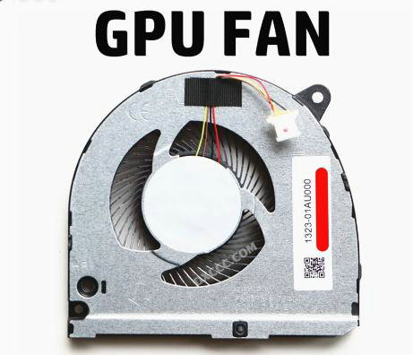 Ventilateur de GPU pour Machenike F117-VD 1AVCI3 1323-01AU000 - Cliquez sur l'image pour la fermer