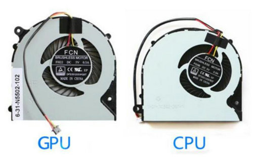 Ventilateur de CPU+GPU pour Machenike F57 F57-d1t F57-d2r F57-d5r 6-31-N5502-102 6-31-N1502-301-1 - Cliquez sur l'image pour la fermer