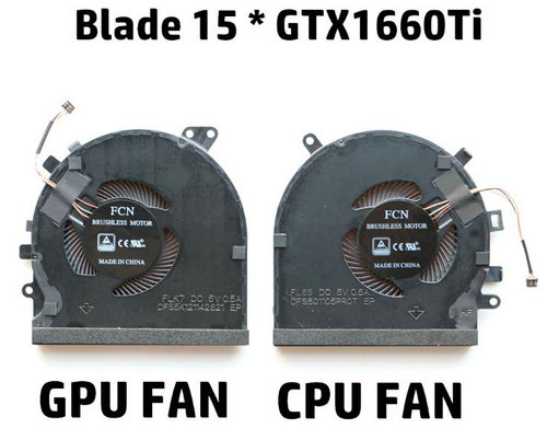 Ventilateur de CPU+GPU pour Razer Blade Rz09-0270 GTX1070