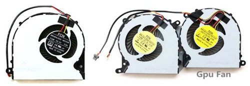 Ventilateur de CPU+GPU 3-broches pour 6-31-N1502-301 6-31-P6502-201