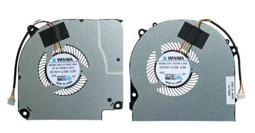 Ventilateur de CPU+GPU 9.5mm pour EFC-70100V1-0AH EGC-77100V1-0AH