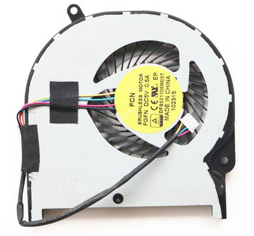 Ventilateur de CPU pour Toshiba E45W P45W-C P45W-C5200D L45W E45W-C - Cliquez sur l'image pour la fermer