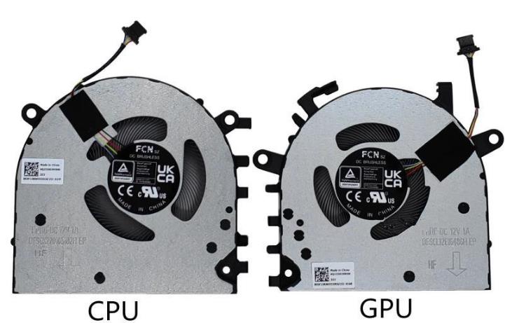 Ventilateur CPU+GPU 12V pour Xiaoxin Pro 16 2021 5F10S13964 5F10S13991