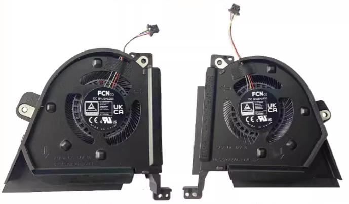 Ventilateur de CPU+GPU pour Asus Rog Zephyrus Duo 16 Nr2202 FQLW DFSCL12E06486M FQLX DFSCM22716392L