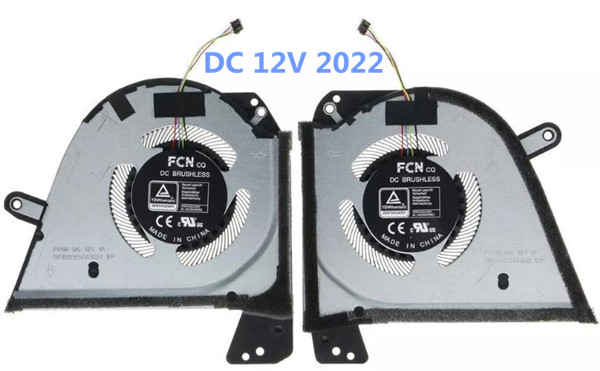 Ventilateur de CPU+GPU 2022 12V pour Asus 13NR08R0T02011 13NR08R0T03011