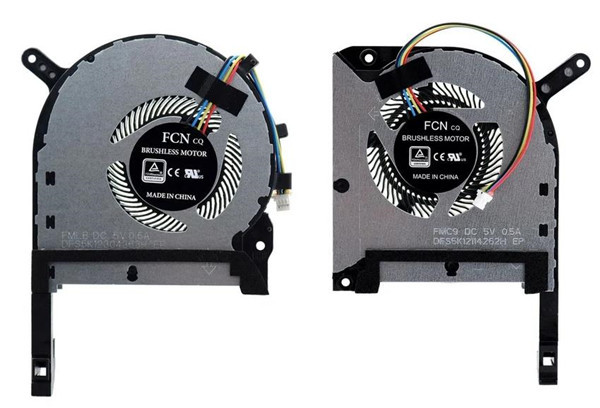 Ventilateur de CPU+GPU pour Asus DFS5K12H4262H FL8R DFS5K12304363H FM1U