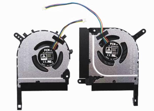 Ventilateur de CPU+GPU 5V pour Asus Tuf Gaming A15 Fa506qr Fa506qr-az