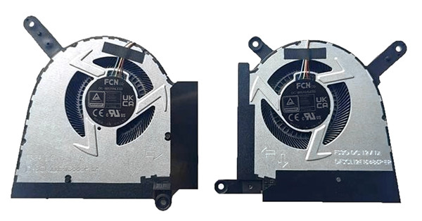 Ventilateur de CPU+GPU 12V pour Asus DFSCK22D05883P FS3R FSCL12E16486P FS3Q