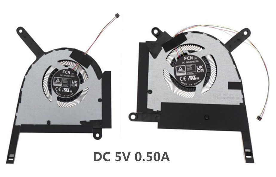 Ventilateur de CPU+GPU 5V pour Asus TUF Gaming F17 FX707 FX707ZE FX707VJ
