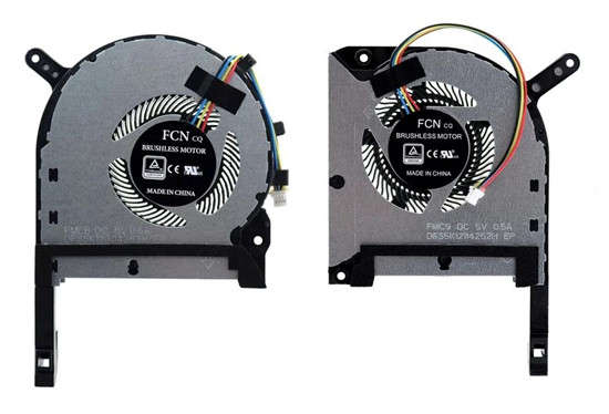 Ventilateur de CPU+GPU pour Asus Tuf Gaming A15 Fa566 FM1U DFS5K12304363H FM1V DFS5K12114262H