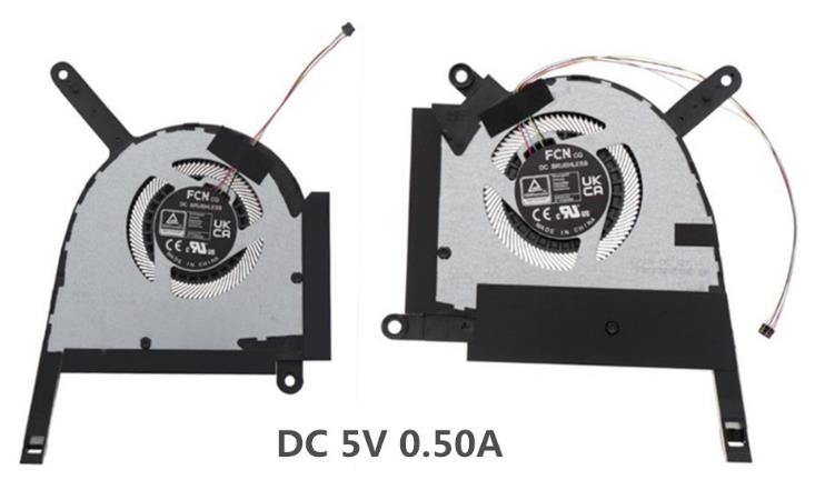 Ventilateur de CPU+GPU 5V pour Asus Tuf Gaming F15 FX507ZC FX507ZC4