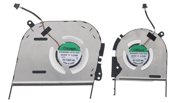 Ventilateur de CPU+GPU pour Asus VivoBook Pro 16X Oled M7600Q M7600QA