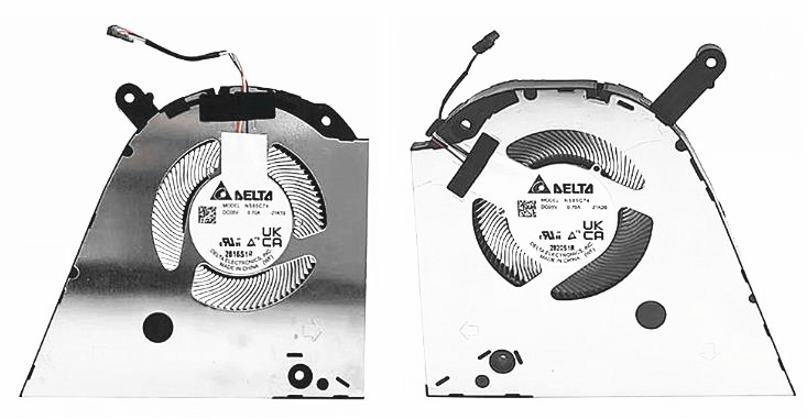 Ventilateur de CPU+GPU pour Asus Vivobook Pro 16X oled N7601Z N7601ZW