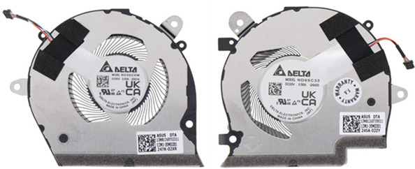 Ventilateur de CPU+GPU 2024 pour Asus ZenBook Duo UX8406 Ux8406c Ux8406ca