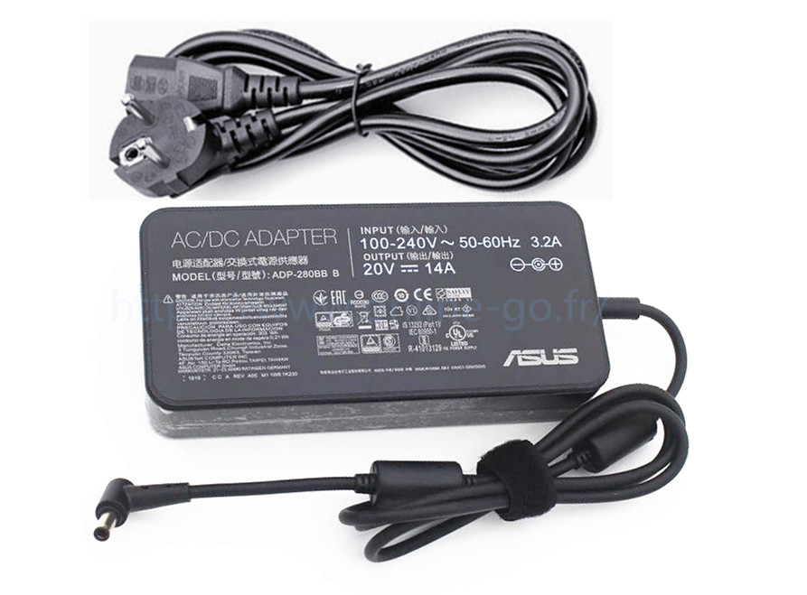 Adaptateur secteur 280w pour Asus Tuf Gaming A16 FA607PV FA607PI