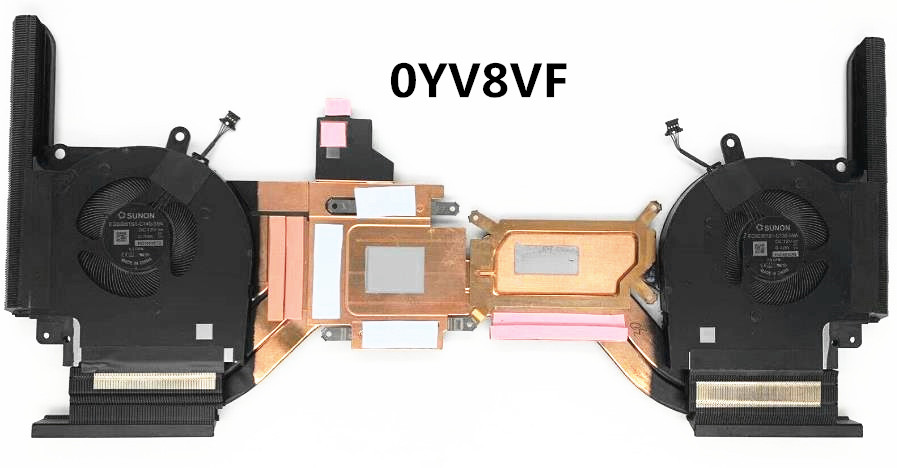 Ventilateur+radiateur 12V pour Dell Alienware X17 R2 0YV8VF AT3Q3001ZCL