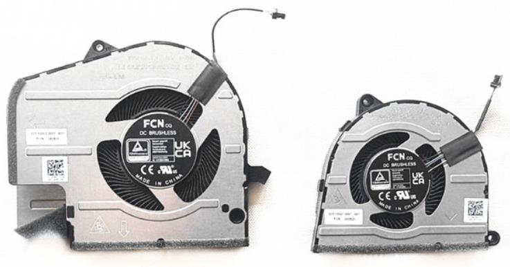 Ventilateur de CPU+GPU Rtx3050 pour Dell Inspiron 16 Plus 7630 0WMXW4 040RPX