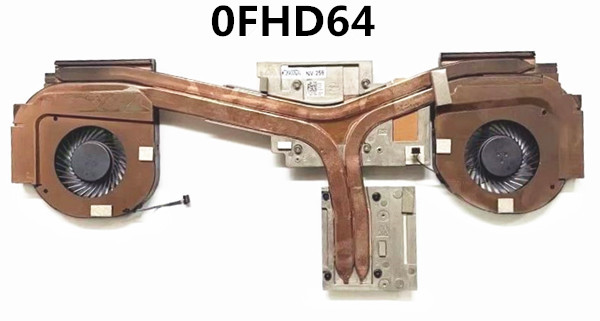 Ventilateur+radiateur NV-256 pour Dell Precision 17 7740 M7740 0FHD64 FHD64 AT2KA005ZCL