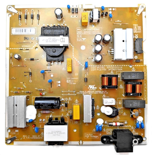 LG 50UR78006LK 50UR781C0LK carte d'alimentation LGP50AT-22U1 EAY65895570