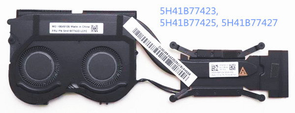 Ventilateur+radiateur pour Lenovo ThinkPad X13 Gen5 X13 Yoga Gen5 5H41B77423 5H41B77425 5H41B77427