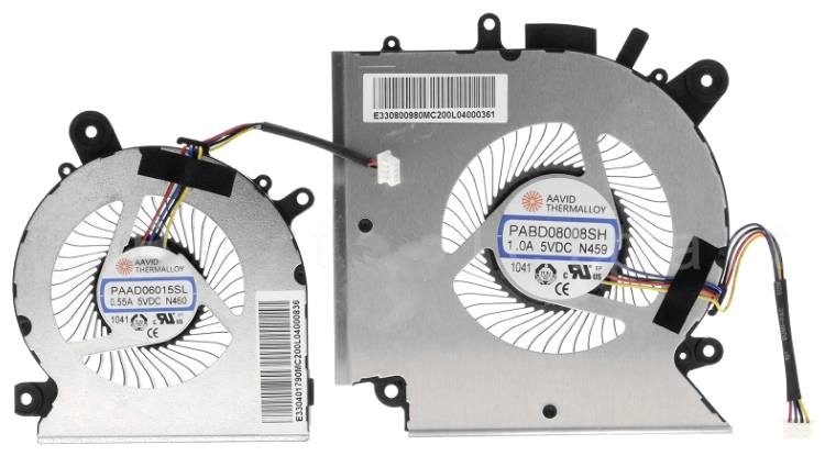 Ventilateur de CPU+GPU pour MSI Alpha 17 B5EEK MS-17LL