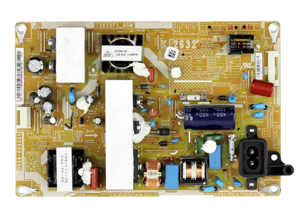 Samsung LA32D400E1 LN32D403E4 LN32D405E5 carte d'alimentation I2632F1_BSM BN44-00438A