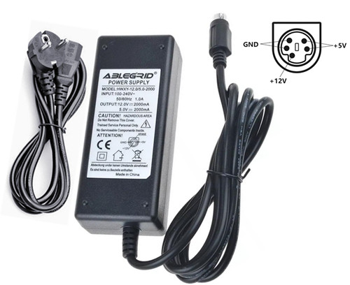 Adaptateur secteur 24W 5-broches pour G-Technology G-Drive Combo Q-Drive 500GB