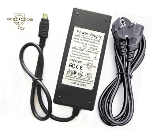 Adaptateur secteur 24W 5 broches pour disco rigido dynex PATA IDE armoire de stockage HDD