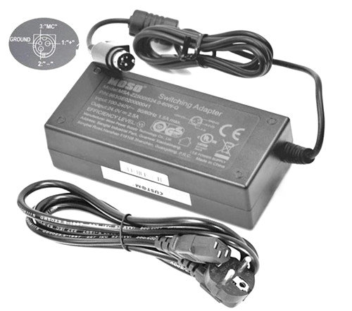 Adaptateur Chargeur 60W 3-pin pour Epson Desktop-Drucker TM-J7000 TM-U220P